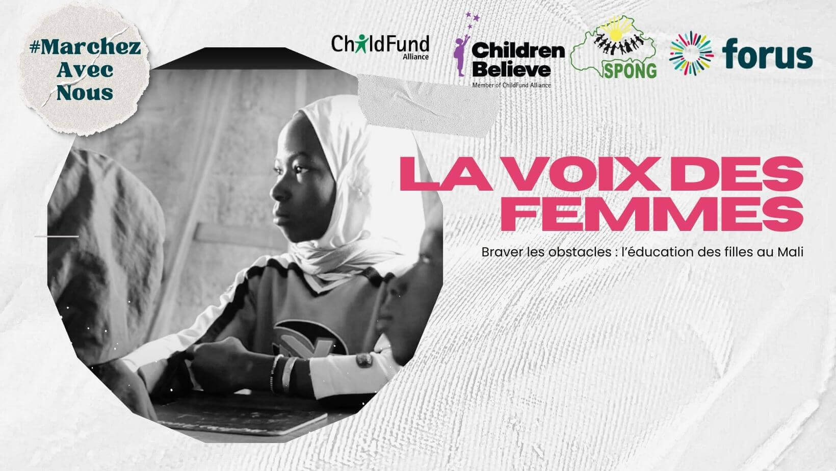 #MarchezAvecNous - Braver les obstacles : l’éducation des filles au Mali | Forus
