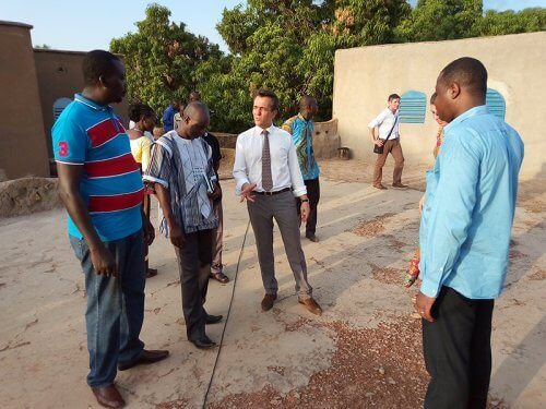 L’Ambassadeur de France en visite à Boromo | La Voûte Nubienne