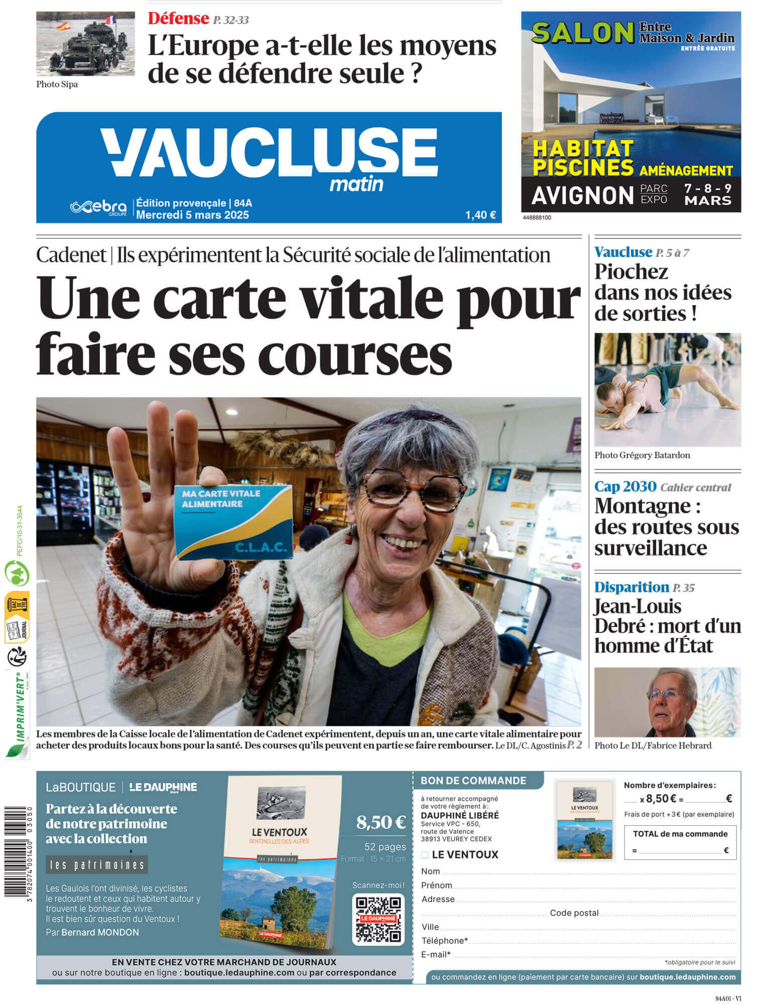 Vaucluse matin 5 mars 2025 CLAC | Au Maquis