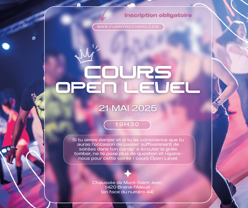 🔥Open Level Class & Rock & Roll Party 💃 @Braine-l'Alleud | Funnyrockers