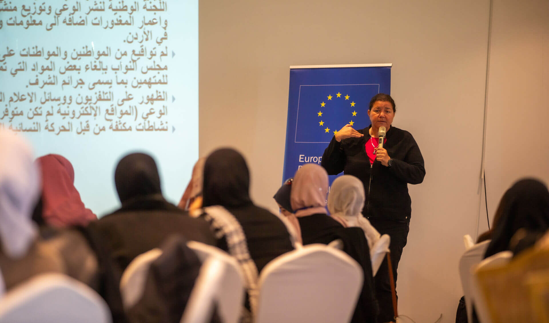 Local dialogue in Irbid, Jordan on Ending Violence Against Women and Girls | EFI - EuroMed Feminist Initiative