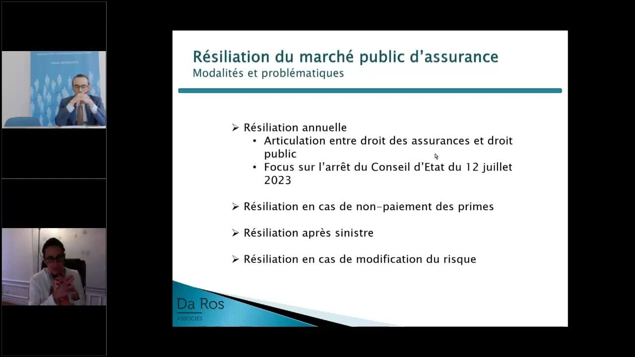 modifications et resiliation des contrats d'assurance