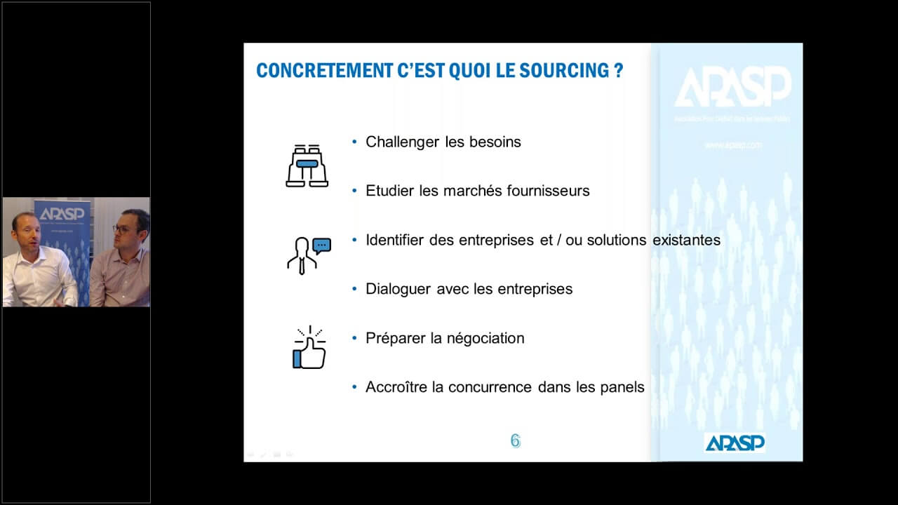 WebConférence APASP - 18/12/2018 - Le sourcing en achat public