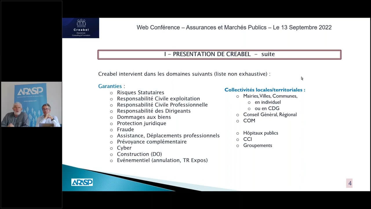 VIDEO ASSURANCE ET MP