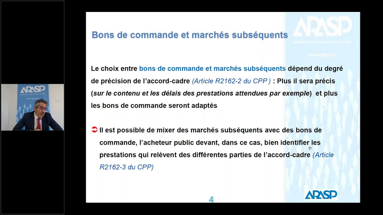 WebConférence APASP - 10/09/2019 - Les accords -cadres