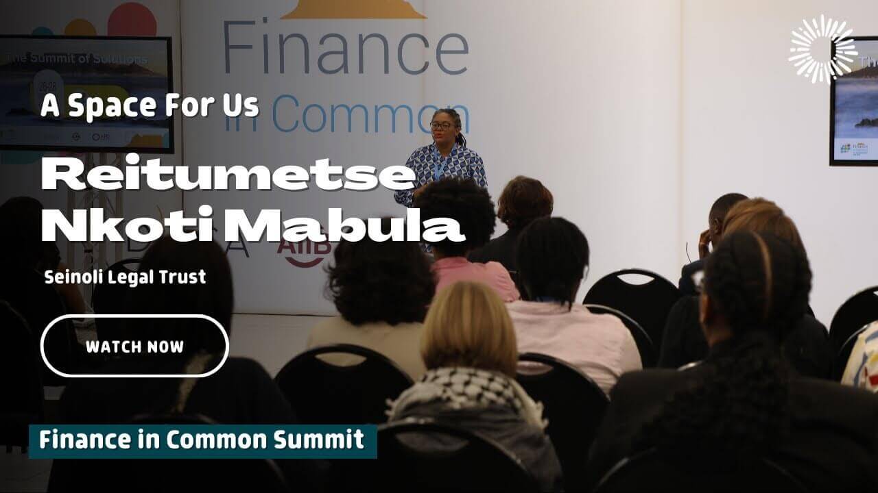 #FiCS - Financing the Future: Why Community Engagement is the Key to Sustainable Development