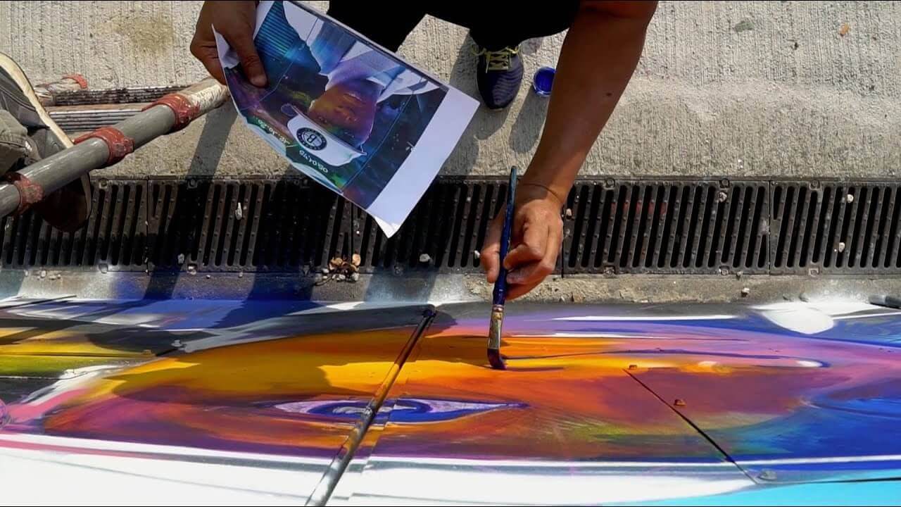 ERNESTO NOVO IS PAINTING BATSH