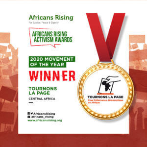 Tournons La Page élu Mouvement Africain de l’année 2020 | Tournons la Page