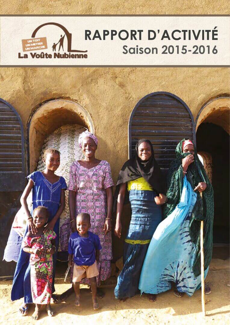 Rapport d’activité 2015-2016 | La Voûte Nubienne