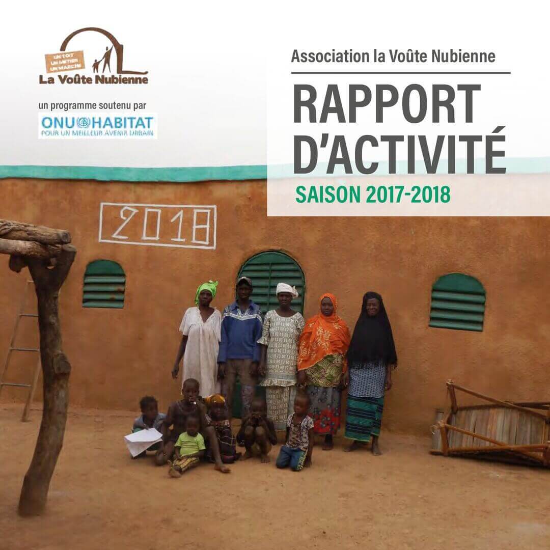Rapport d’activité 2017-2018 | La Voûte Nubienne