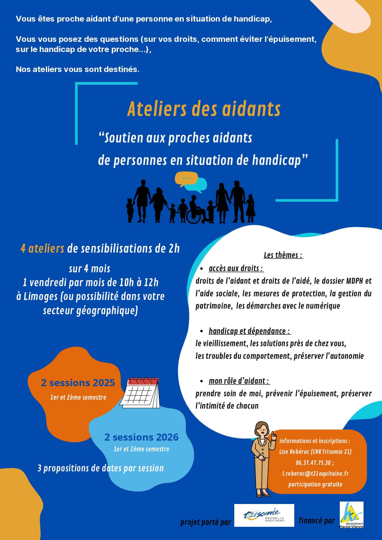 Ateliers aidants en Haute-Vienne | Trisomie 21 Nouvelle Aquitaine
