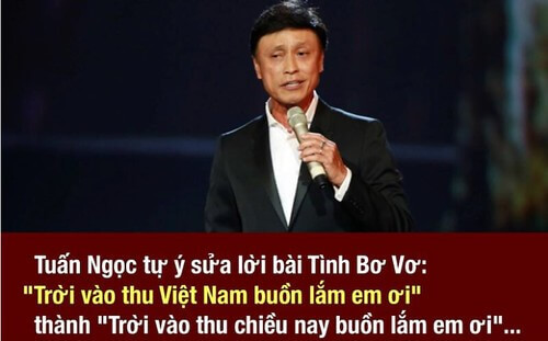 Hát không đúng lời, Tuấn Ngọc lãnh búa rìu dư luận | Vietnam Fraternité