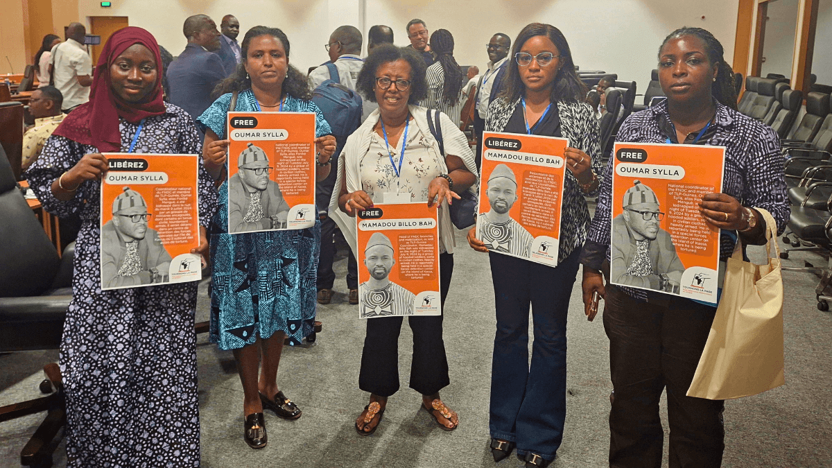 81e session de la CADHP : Les ONG africaines exigent la libération d'Oumar Sylla et Mamadou Billo Bah | Tournons la Page