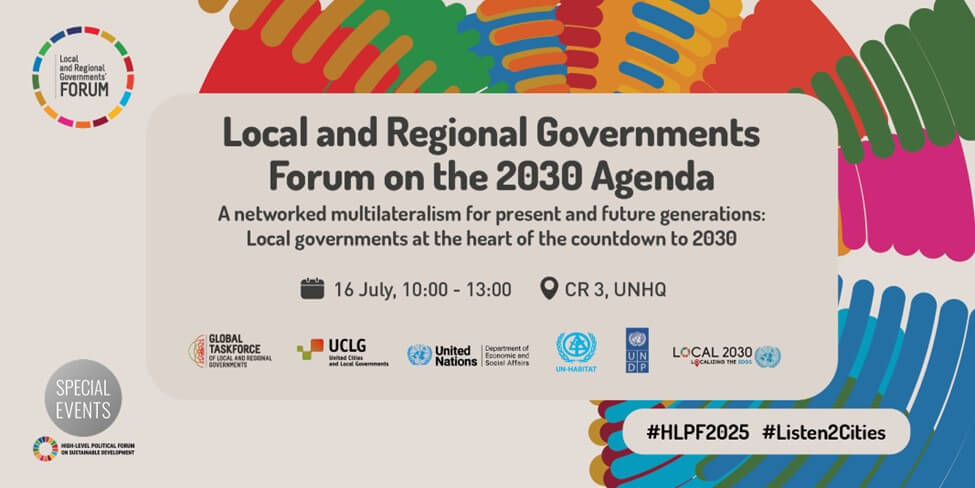 8th Local and Regional Governments Forum on the 2030 Agenda! | Forus