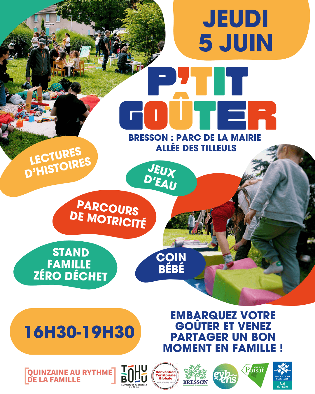 P’TIT GOÛTER : LE RENDEZ-VOUS DES FAMILLES ! | Tohu Bohu