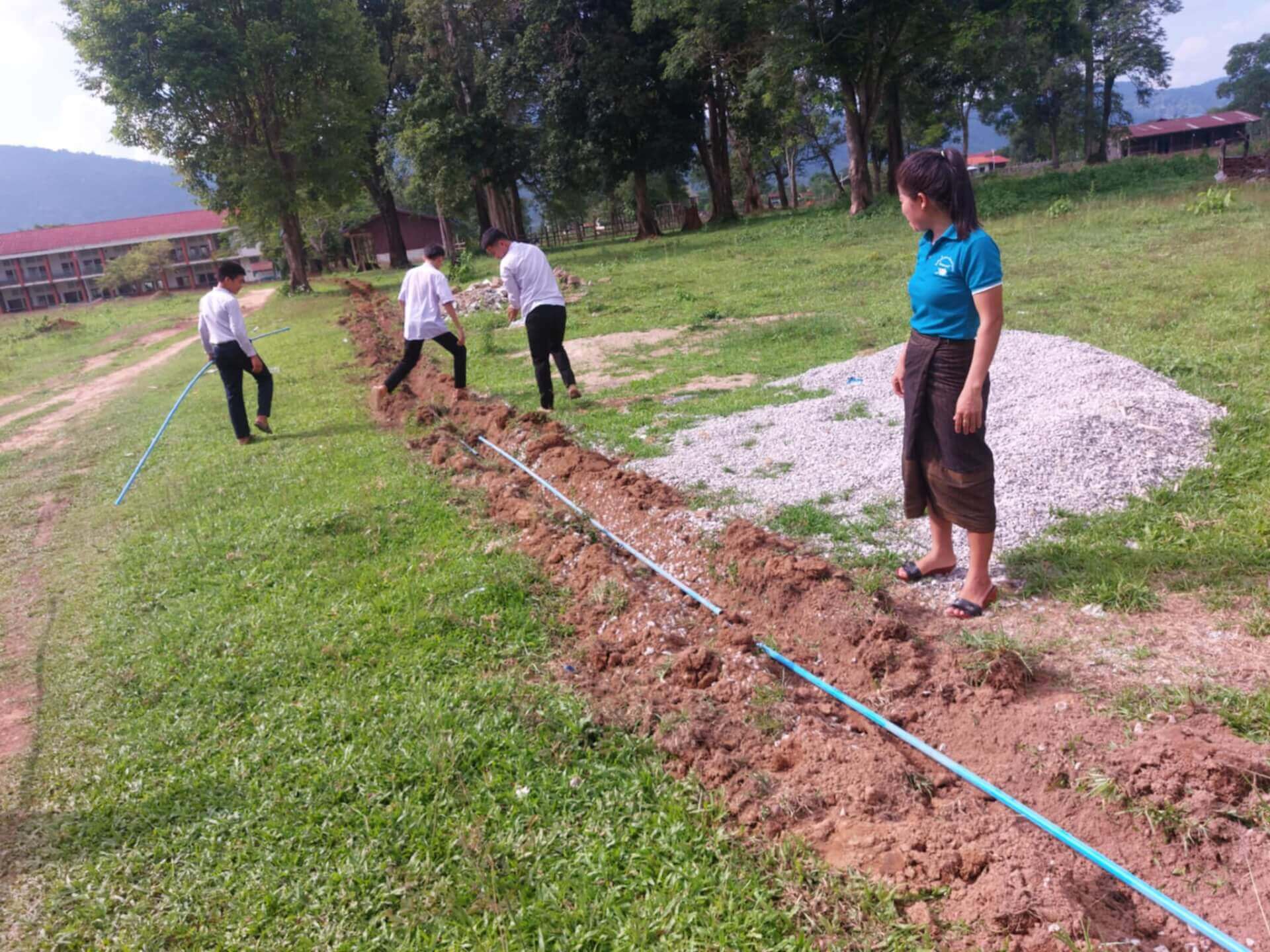 Laos - travaux et équipement du collège de Boualapha | Sourires d'Enfants