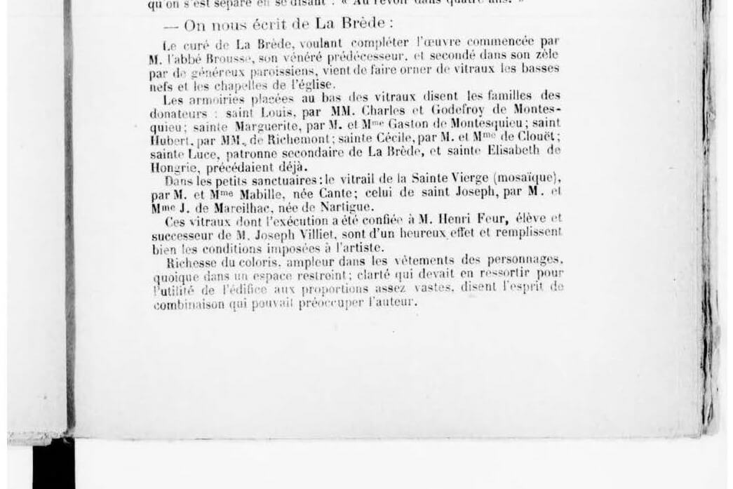 - | Association des Amis de l'Eglise Saint Jean d'Etampes de La Brède