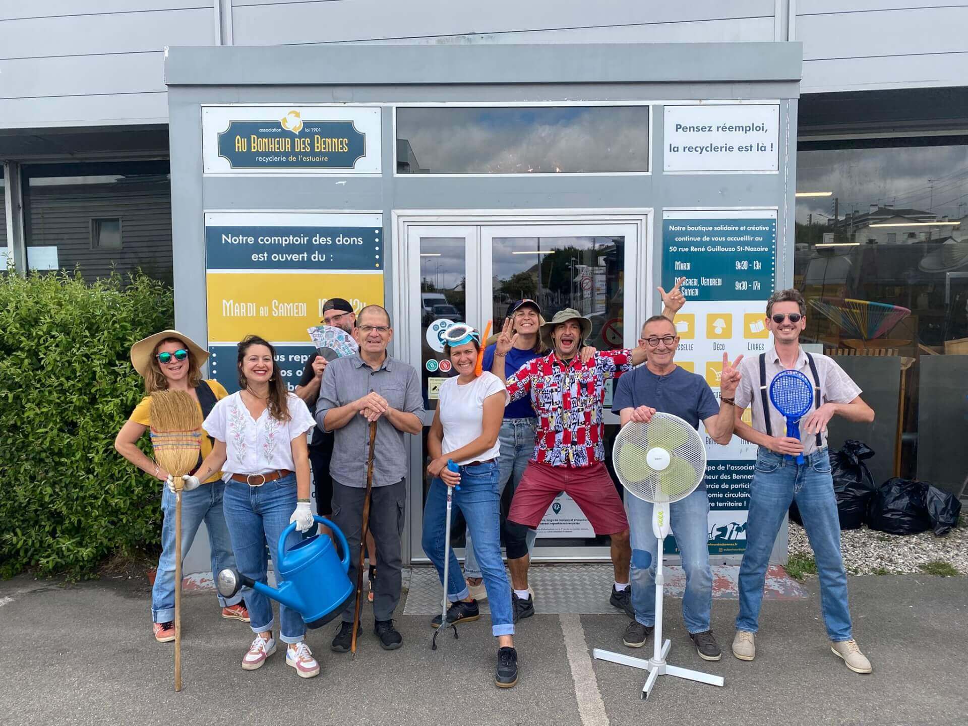 vermeture estivale ete vacances recyclerie | Au Bonheur des Bennes - recyclerie de l'estuaire