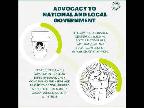DRR Chapter 7 - Advocacy to national and local governments