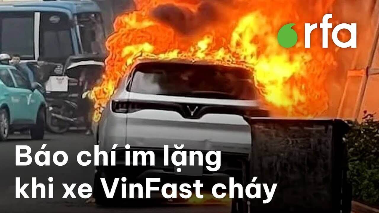 Vì sao báo chí không nhắc tên VinFast khi xảy ra cháy xe?