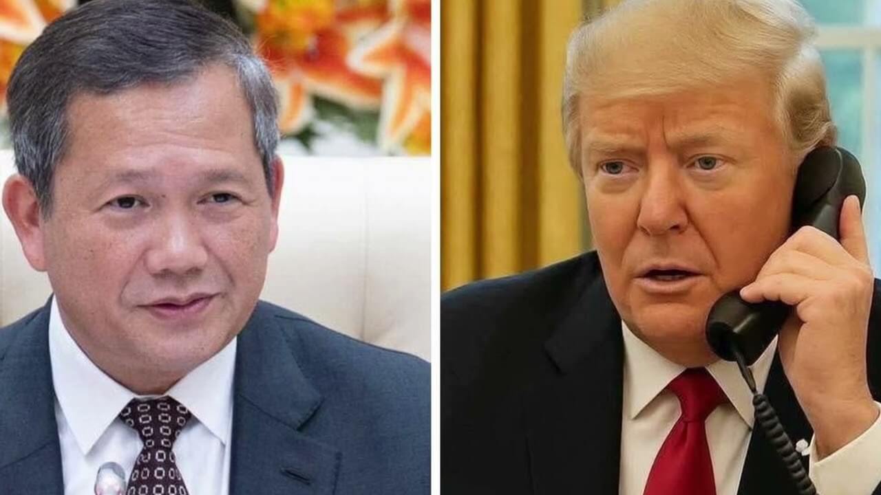 Mắt cú vọ, Trump nhìn thấy cơ hội Hun Manet để hất cẳng Tàu ra khỏi khu vực!