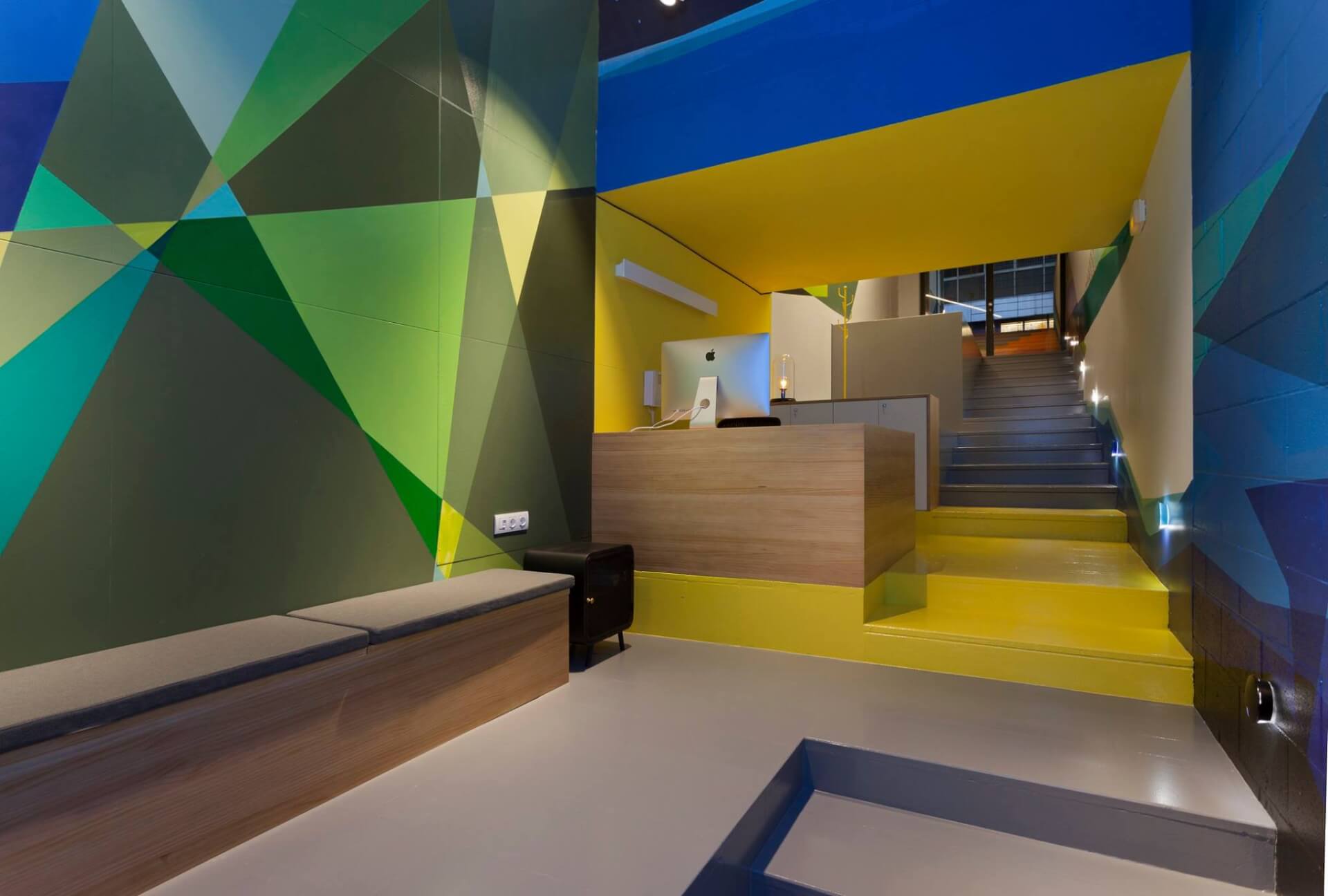 Anamorphose et déco pour Artspace Barcelone | Amandine Levy / Lesay