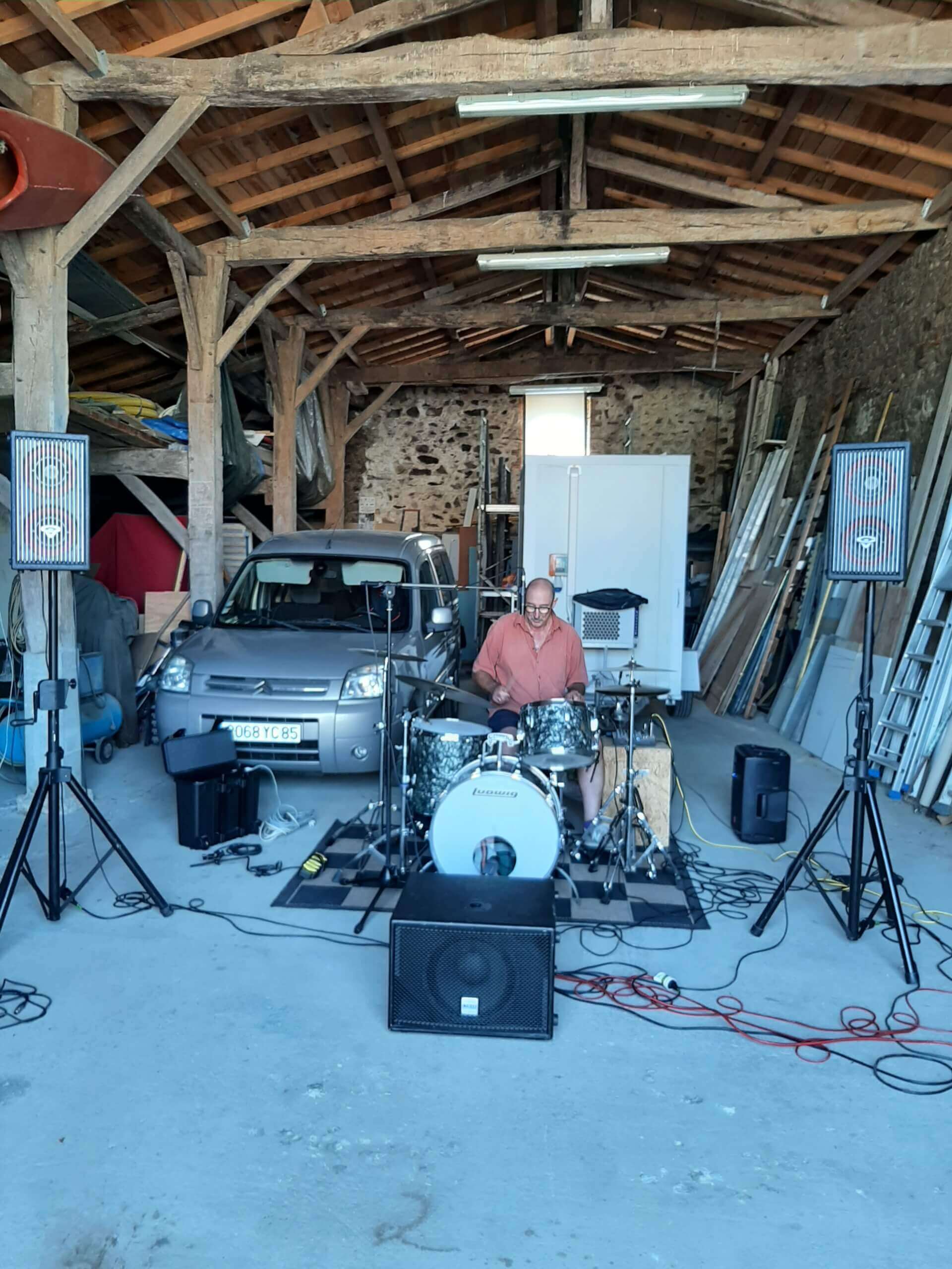 photo essai sonorisation grange à Venansault | Roots Vendée Blues