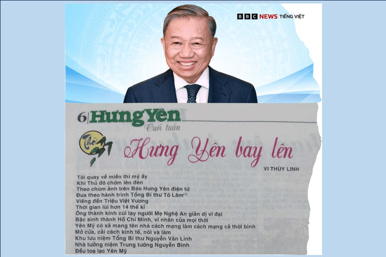 Bài thơ "Hưng Yên bay lên" đăng chưa lâu đã bị rút xuống | Vietnam Fraternité