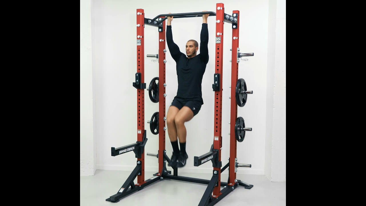 Relevé de genoux suspendu