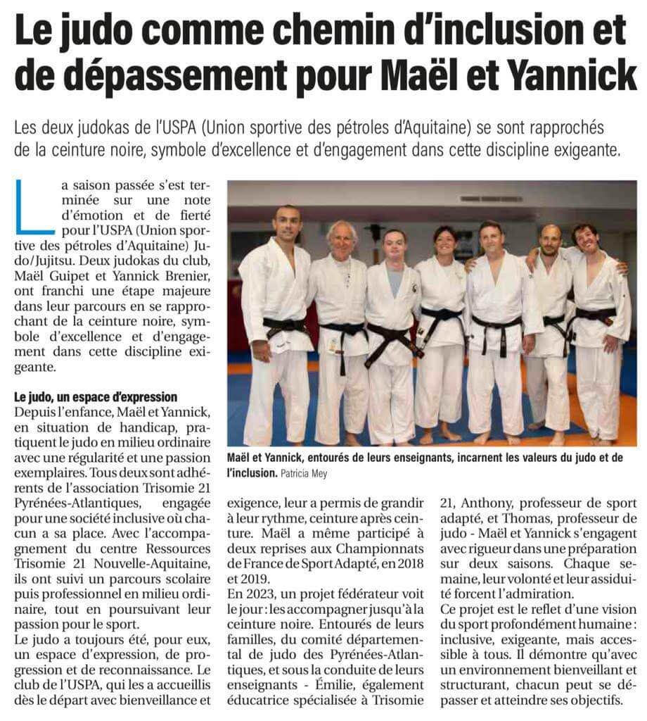 🎉🥋 𝐅𝐢𝐞𝐫𝐭𝐞́ 𝐞𝐭 𝐞́𝐦𝐨𝐭𝐢𝐨𝐧 𝐩𝐨𝐮𝐫 𝐌𝐚𝐞̈𝐥 𝐞𝐭 𝐘𝐚𝐧𝐧𝐢𝐜𝐤, 𝐢𝐥𝐬 𝐨𝐧𝐭 𝐨𝐛𝐭𝐞𝐧𝐮 𝐥𝐞𝐮𝐫 𝐜𝐞𝐢𝐧𝐭𝐮𝐫𝐞 𝐧𝐨𝐢𝐫𝐞 𝐝𝐞 𝐉𝐮𝐝𝐨  ! 💪✨ | Trisomie 21 Nouvelle Aquitaine