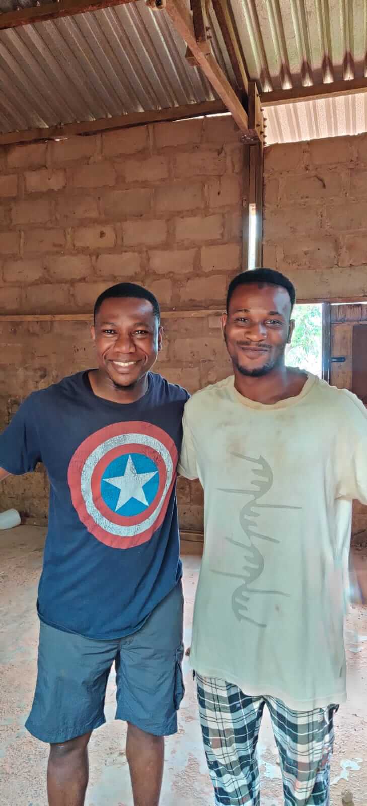 Emmanuel Mireku (left), President Maajulie foundation | Edukado