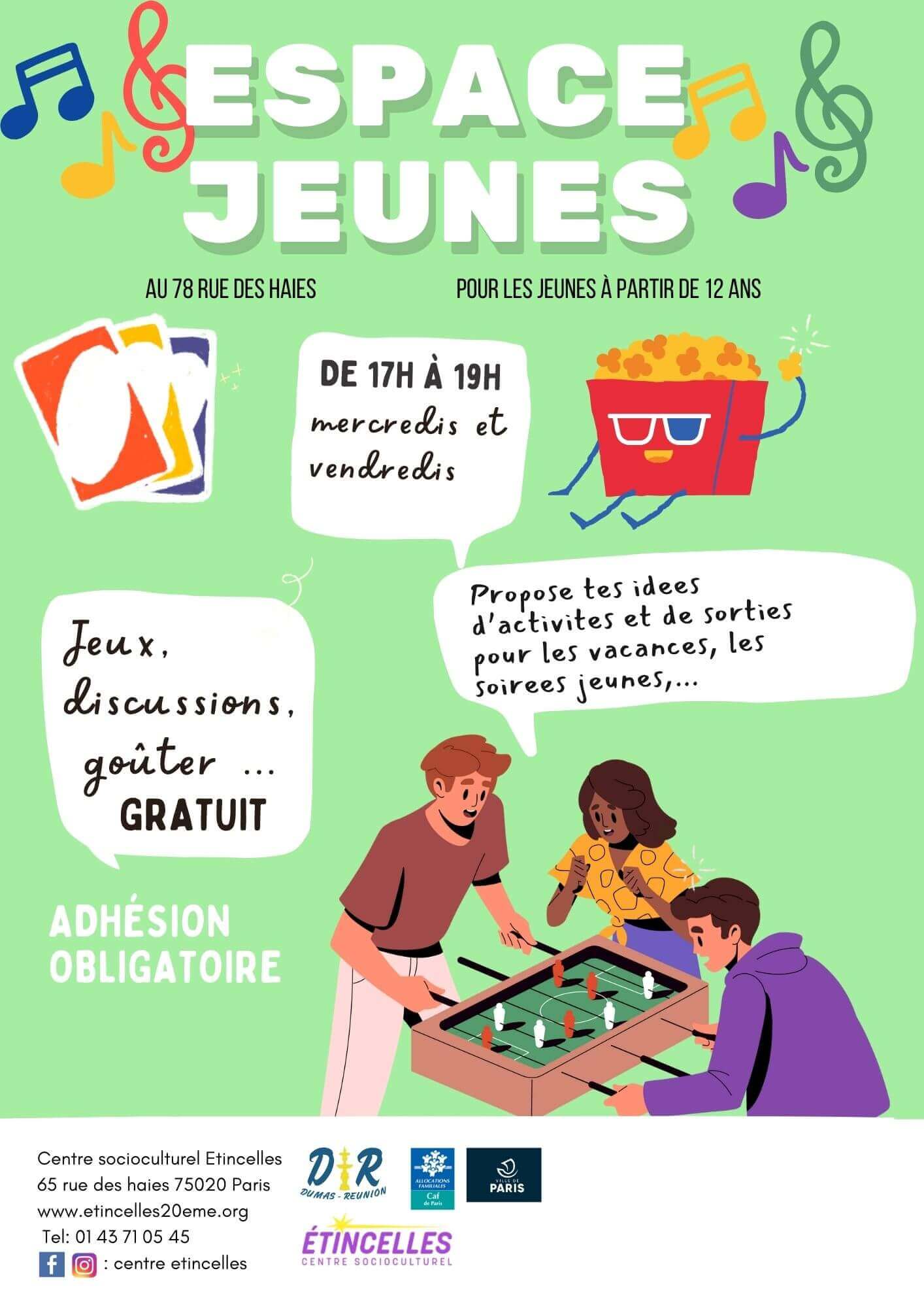 Espace jeunes | Etincelles