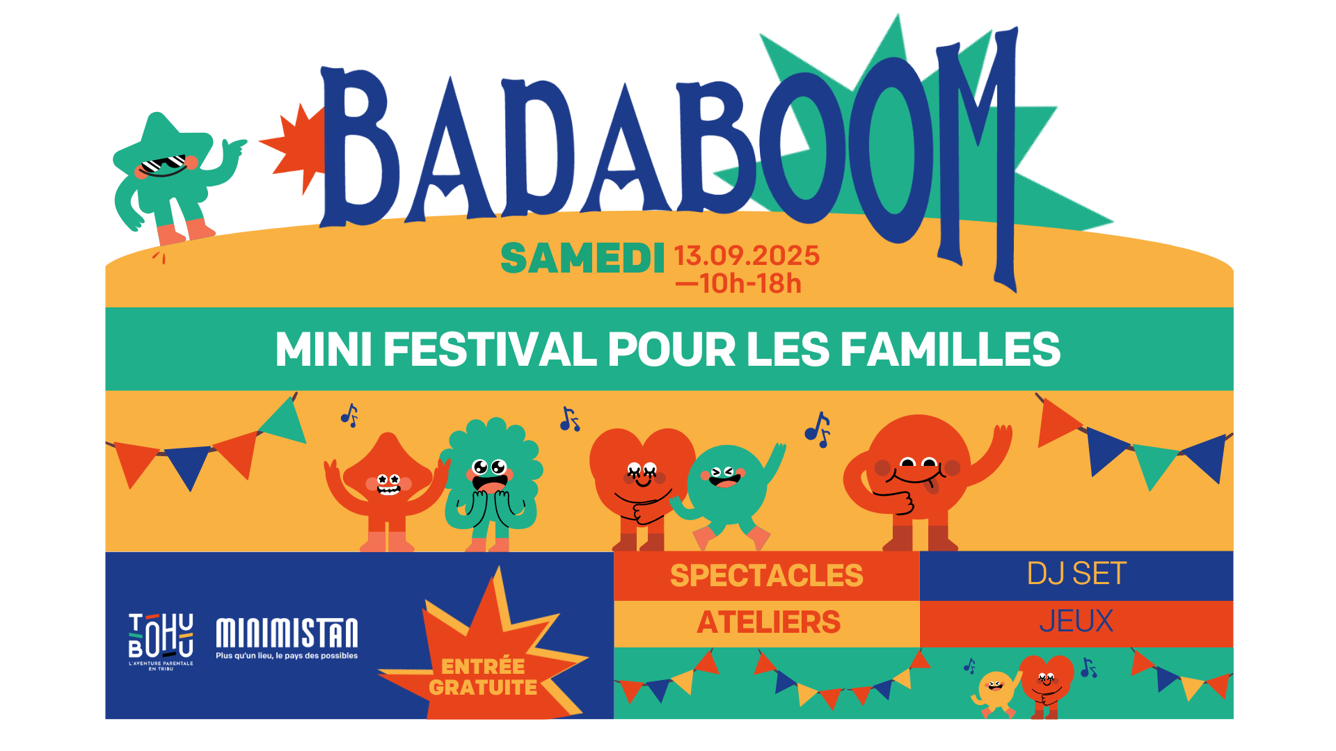 BADABOOM : L'ÉVÈNEMENT DE LA RENTRÉE À NE PAS RATER ! | Tohu Bohu