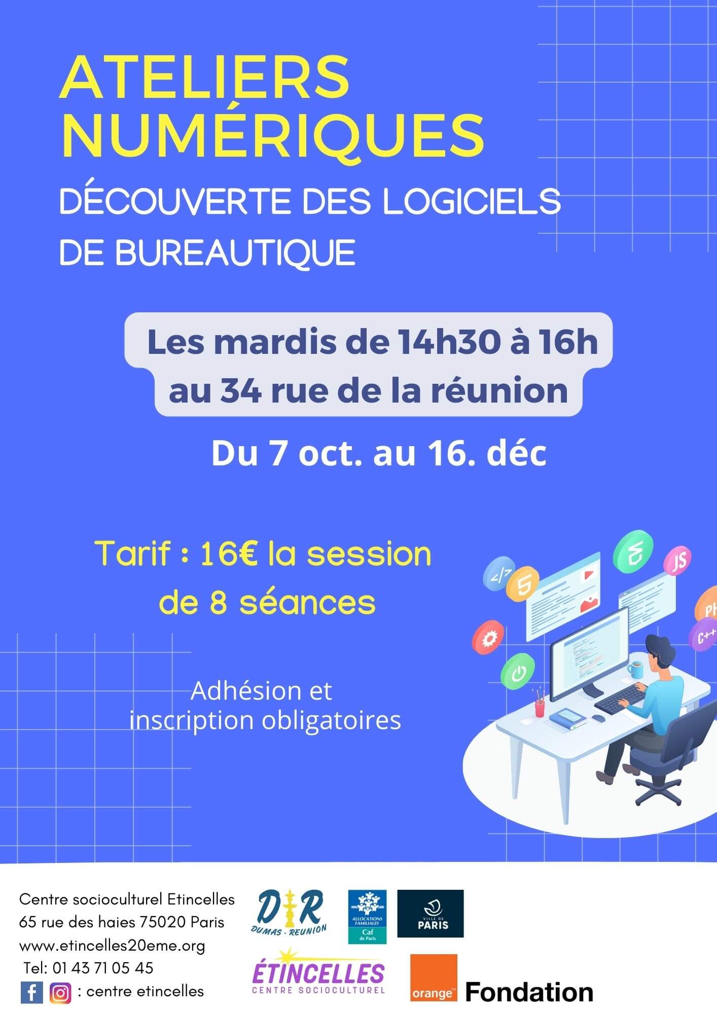 Atelier numérique : ordinateur | Etincelles