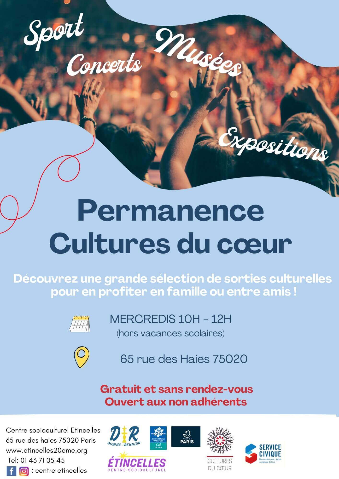 Permanence cultures du coeur | Etincelles
