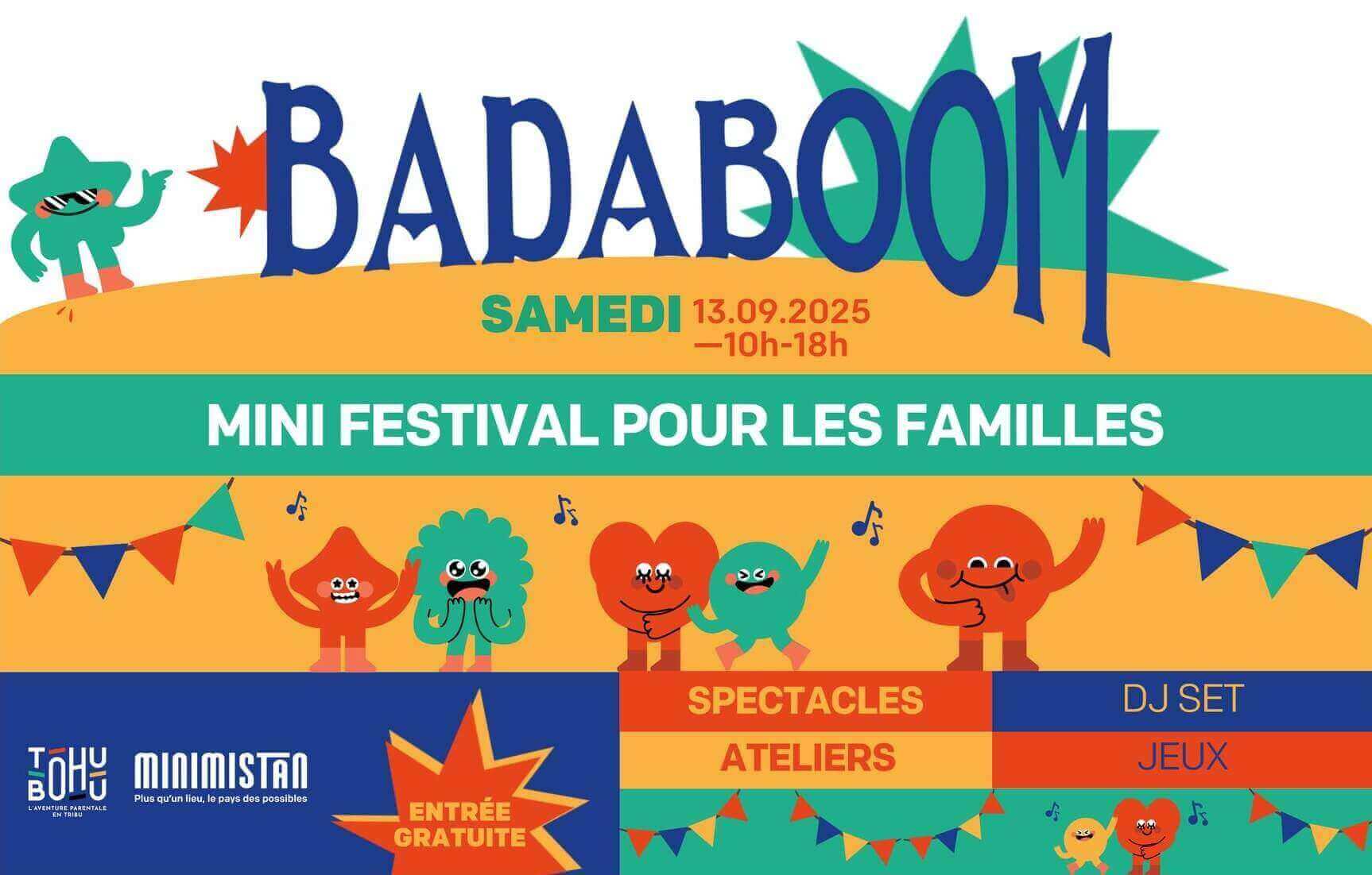 BADABOOM / spectacle Un pas plus loin / séance 10h-10h25 | Tohu Bohu