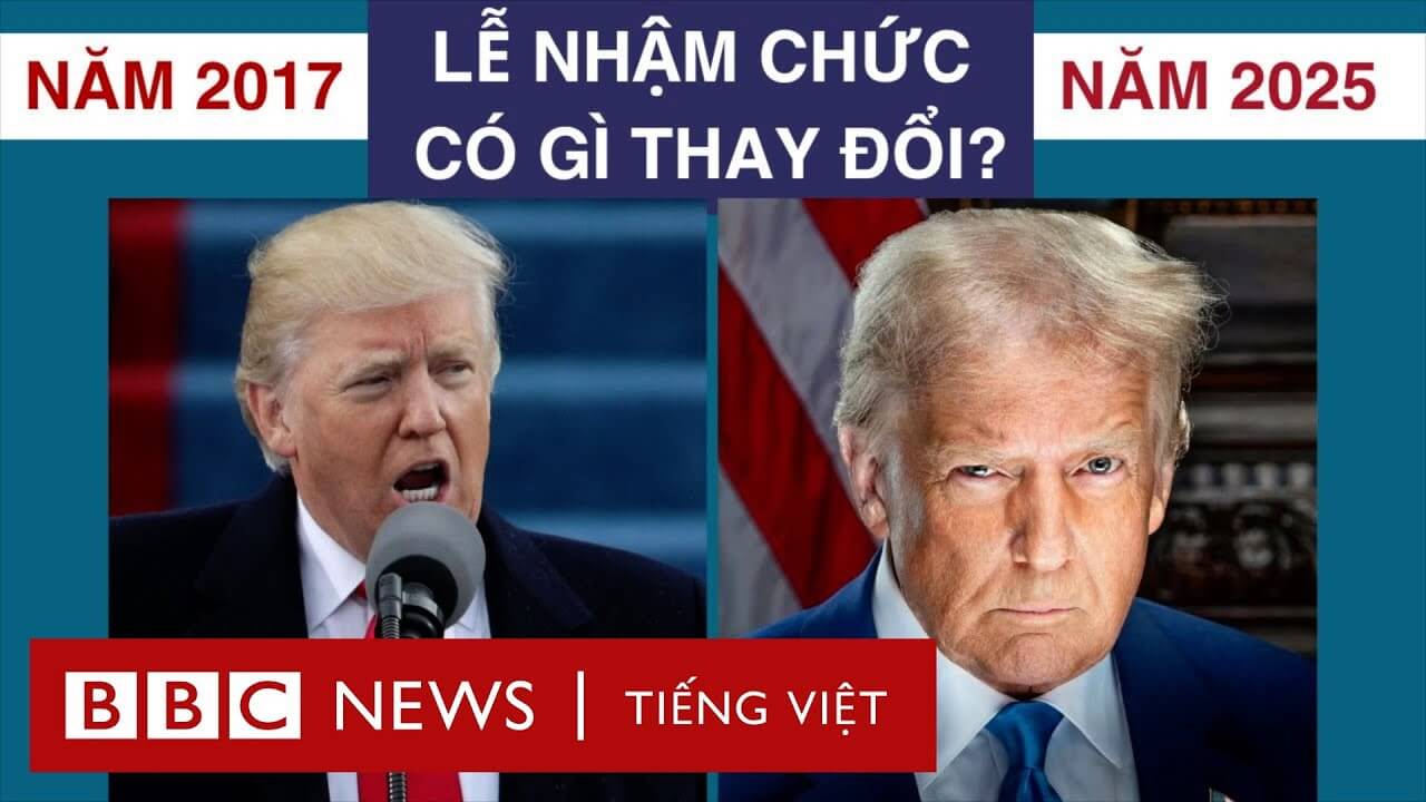 LỄ NHẬM CHỨC ÔNG TRUMP 2017 VS 2025: NHỮNG KHÁC BIỆT ĐÁNG CHÚ Ý?