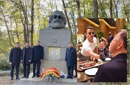 Quan Việt ăn thịt bò dát vàng, báo chí quốc tế đưa tin | Vietnam Fraternité