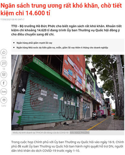 Có thật Ngân sách trung ương "gần như không còn đồng nào" ? | Vietnam Fraternité