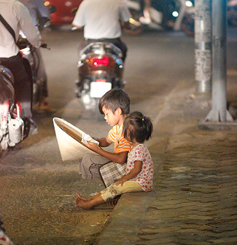 Trẻ ăn xin ở Việt Nam và Dạ Lữ Viện | Vietnam Fraternité