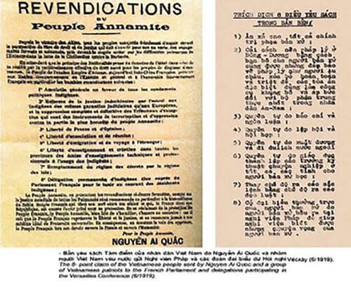 "Yêu sách của nhân dân An Nam" 100 năm trước và đòi hỏi hiện nay | Vietnam Fraternité