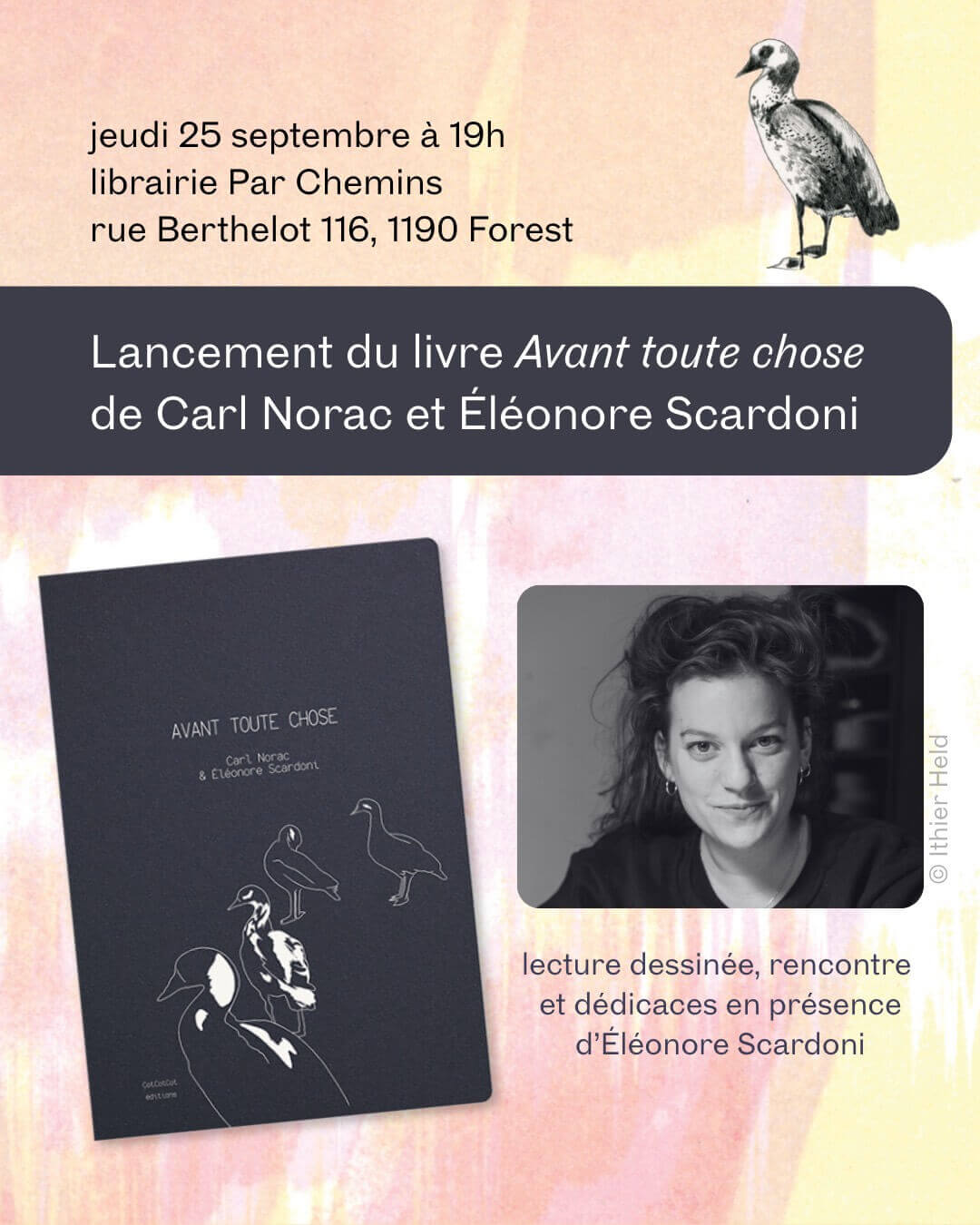 Lancement du livre Avant toute chose | Éléonore Scardoni