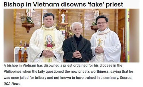 Vụ Hồ Hữu Hòa : bí ẩn quanh việc truyền chức linh mục | Vietnam Fraternité