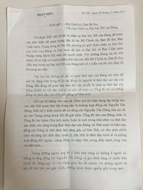 Phan Diễn bàn về nhân sự Đảng cộng sản Việt Nam hiện nay | Vietnam Fraternité