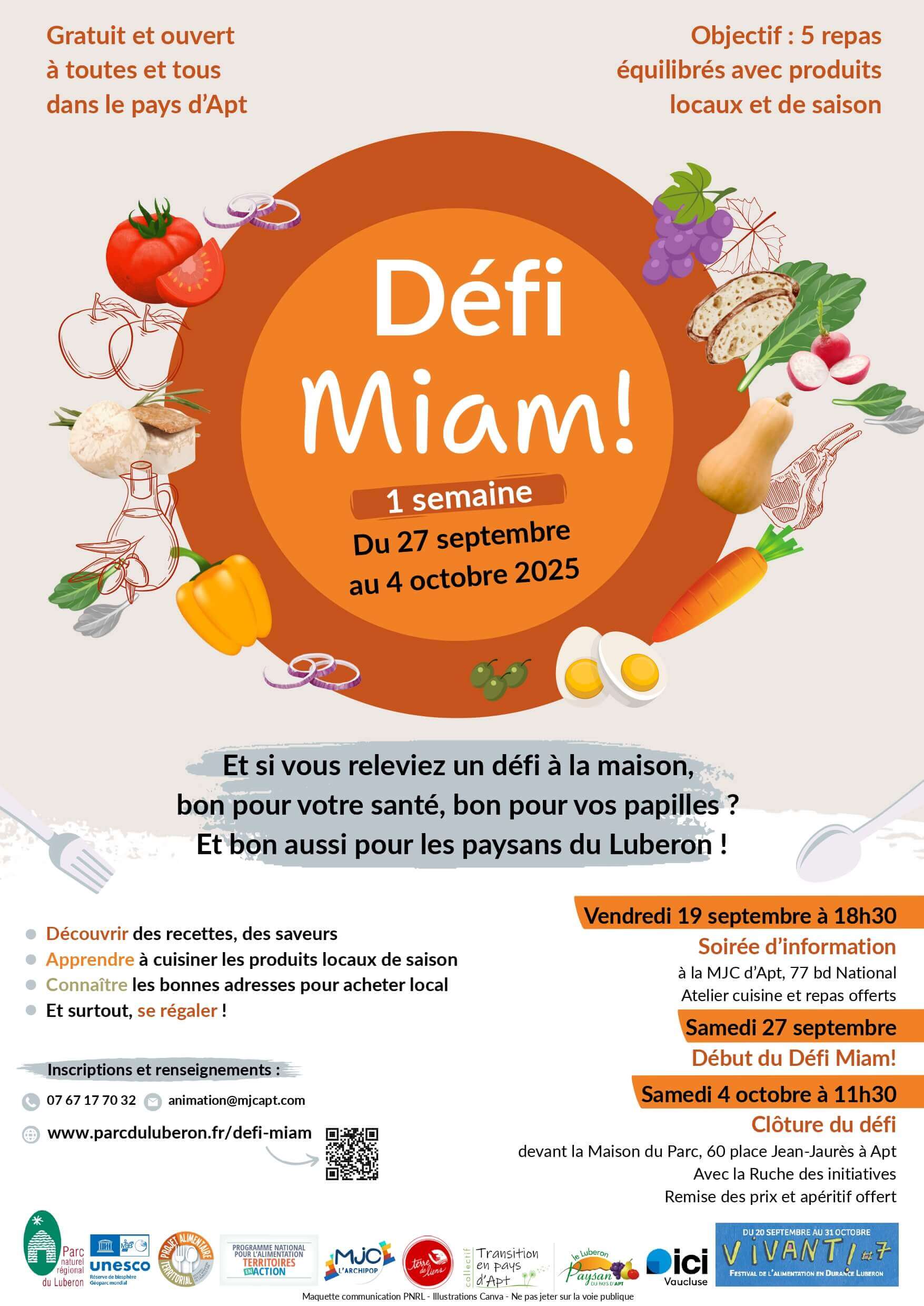 Défi MIAM ! En Pays d’Apt | Vivant·e !
