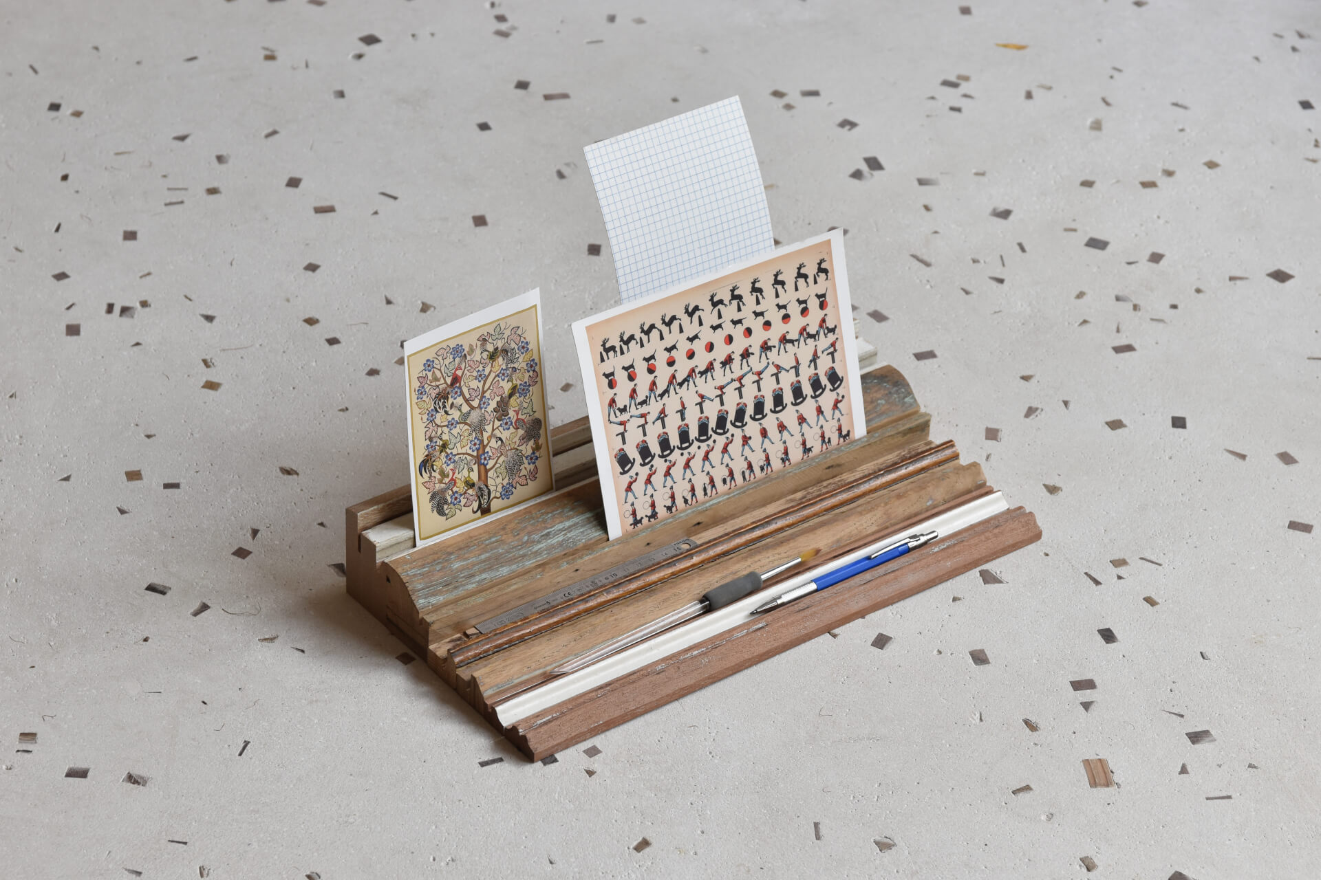 Fabrication bois :  "Paysage de bureau" | La Venelle