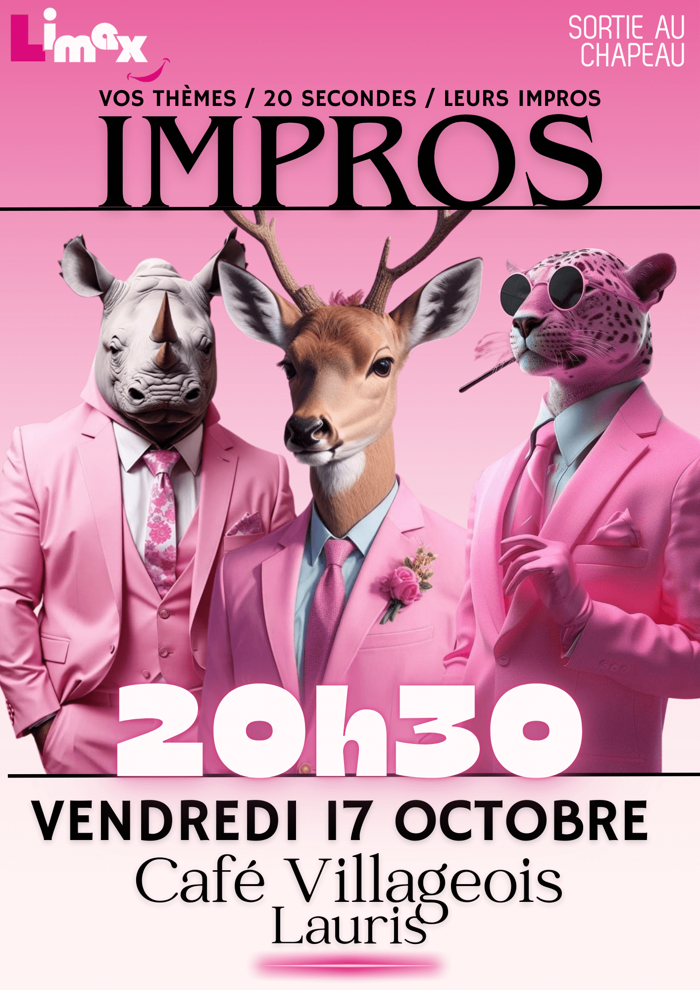 Soirée Théatre d'impro LIMAX | Au Maquis