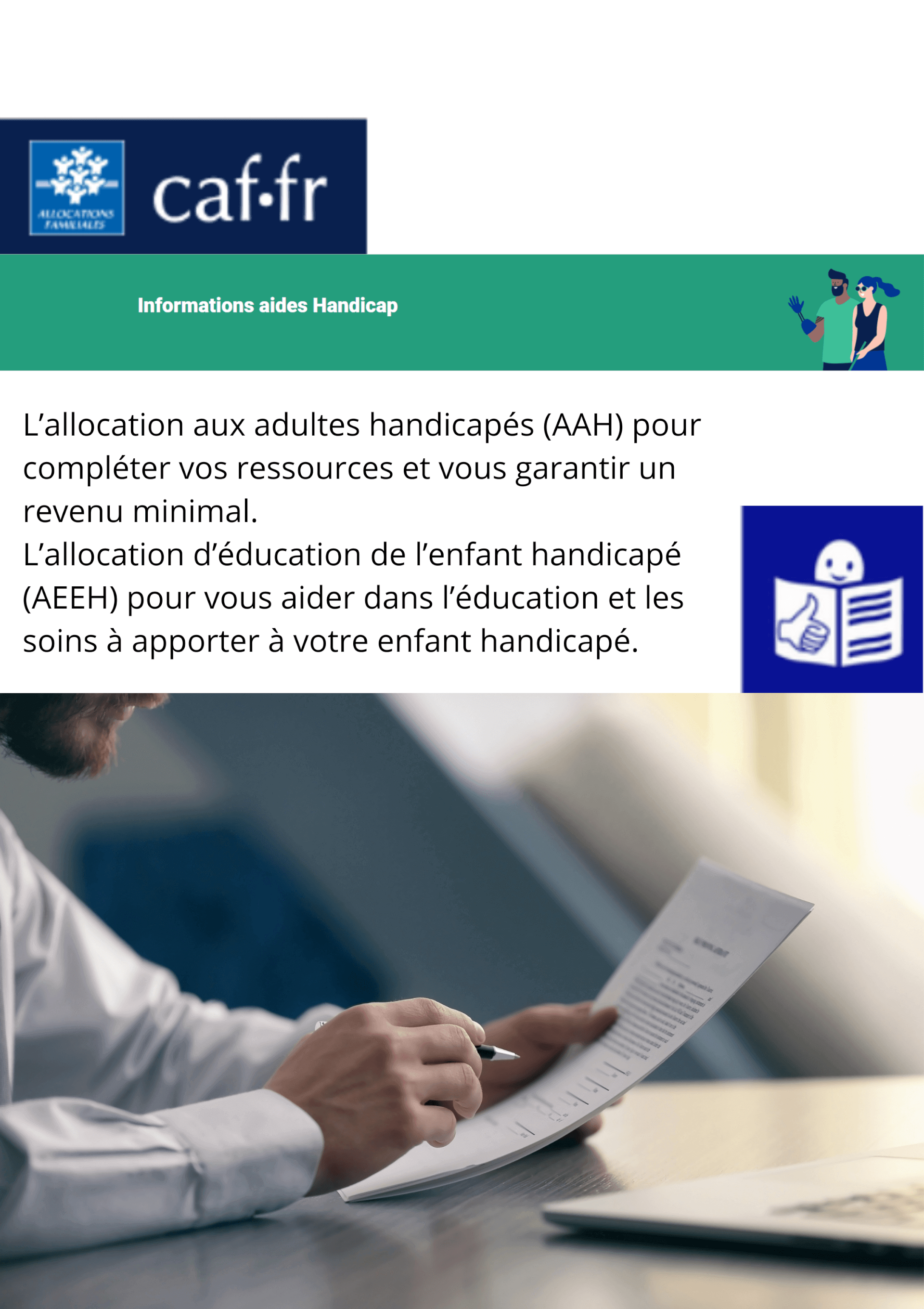 FALC : informations sur AAH et AEEH | Trisomie 21 Nouvelle Aquitaine