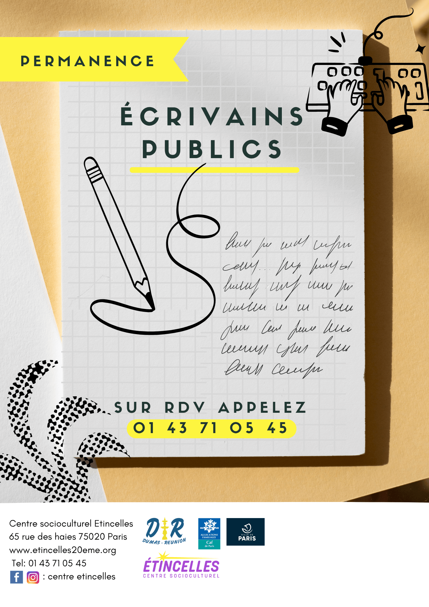 Ecrivains publics | Etincelles