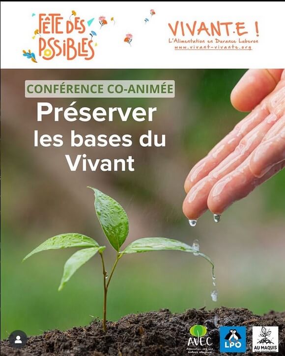 Préserver les bases du vivant, conférence participative | Au Maquis